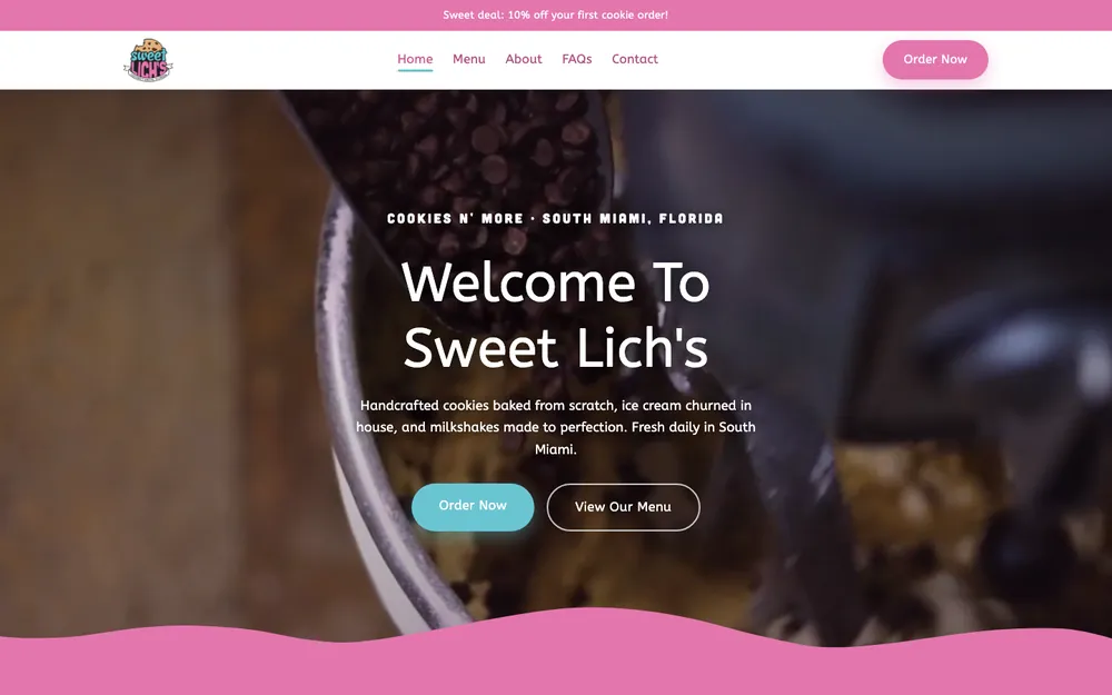 Sweet Lich's website, designed and built by ThatsKrispy