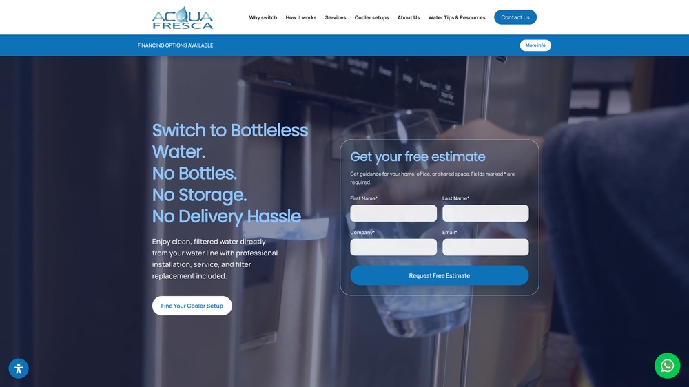 Acqua Fresca website