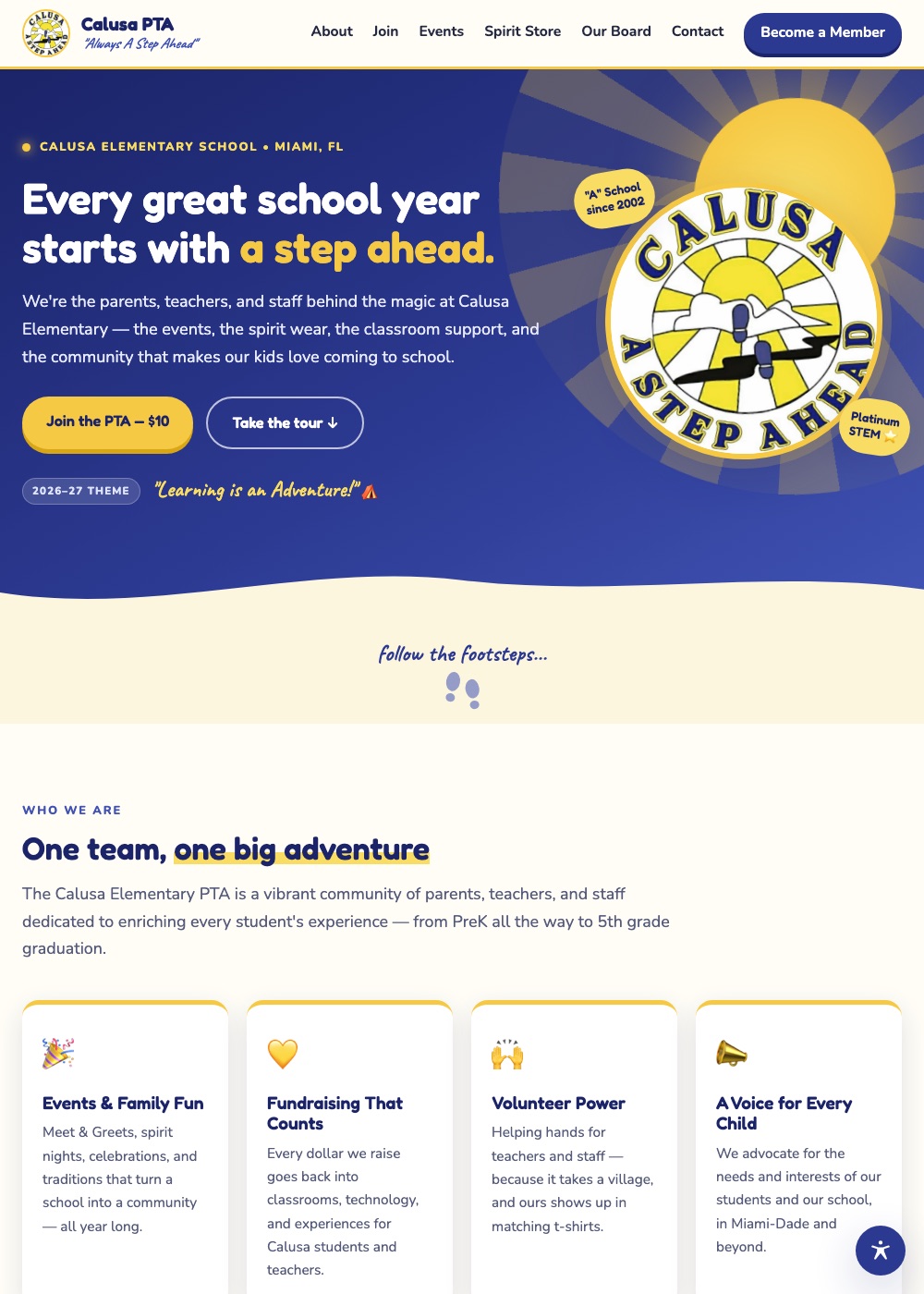 Calusa PTA website