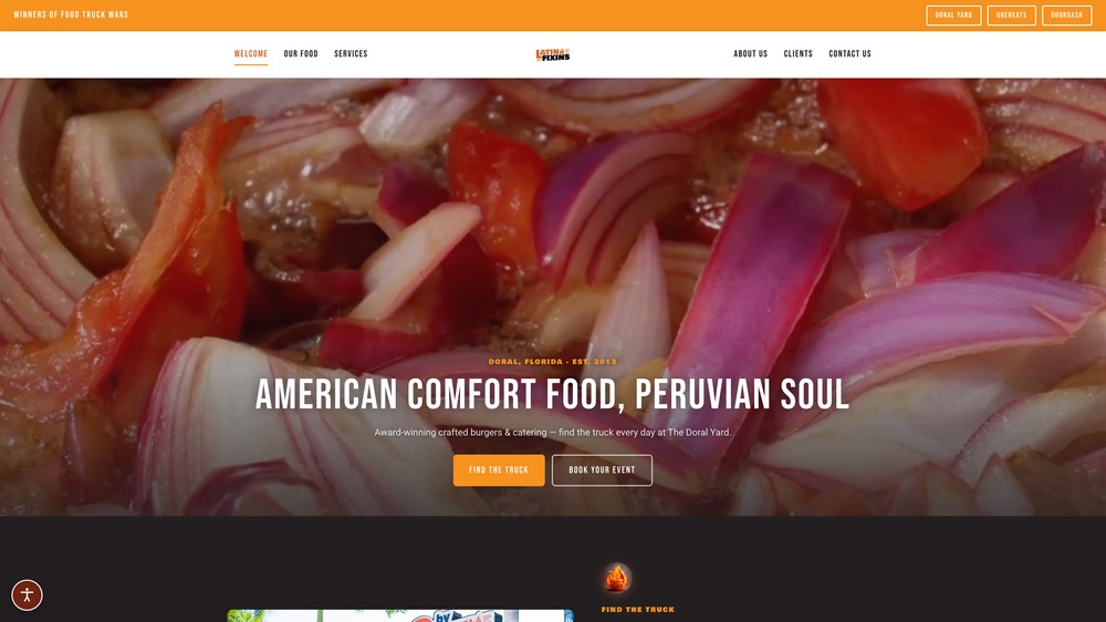 Latin Fixin's website